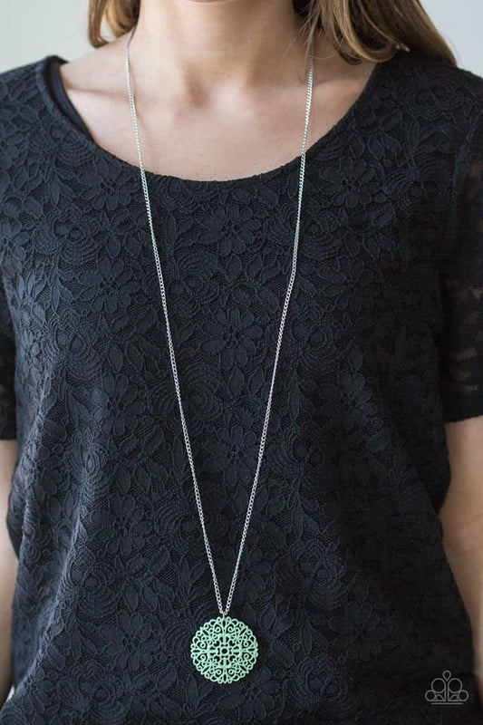Midsummer Musical – Green | Paparazzi Necklace