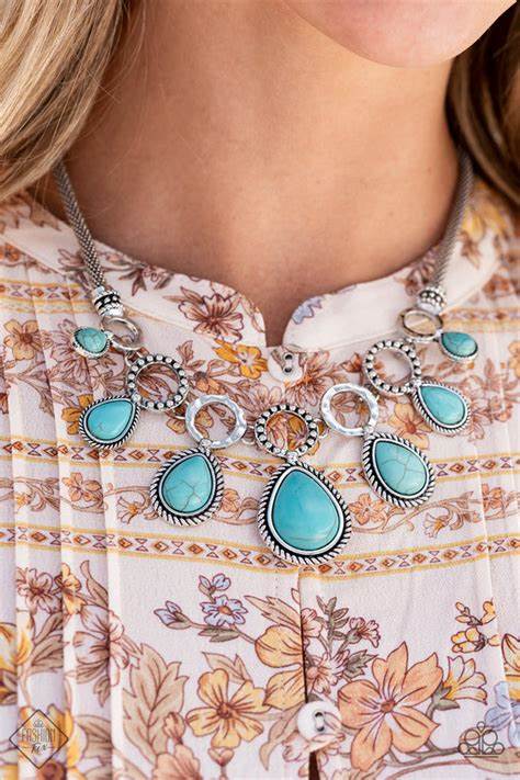 Riverside Relic – Blue | Paparazzi Necklace