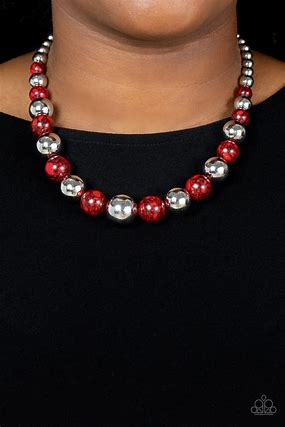 Stone Age Adventurer – Red | Paparazzi Necklace