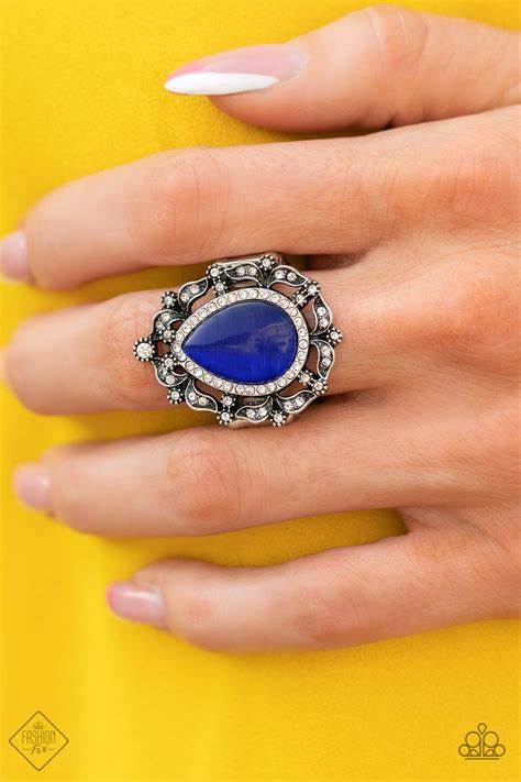 Iridescently Icy – Blue | Paparazzi Ring