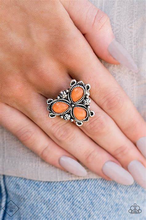 Ambrosial Garden – Orange | Paparazzi Ring