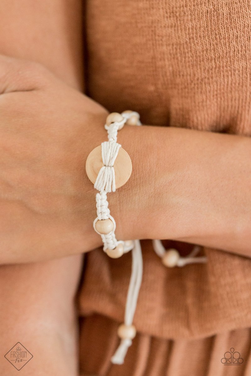 The Road Knot Taken – white | Paparazzi Bracelet