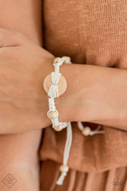 The Road Knot Taken – white | Paparazzi Bracelet