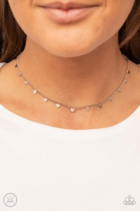 Cupid's Cutest Valentine Choker – Gold | Paparazzi Necklace