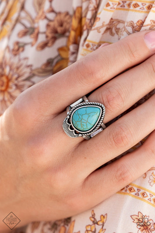 Rural Rapids – Blue | Paparazzi Ring