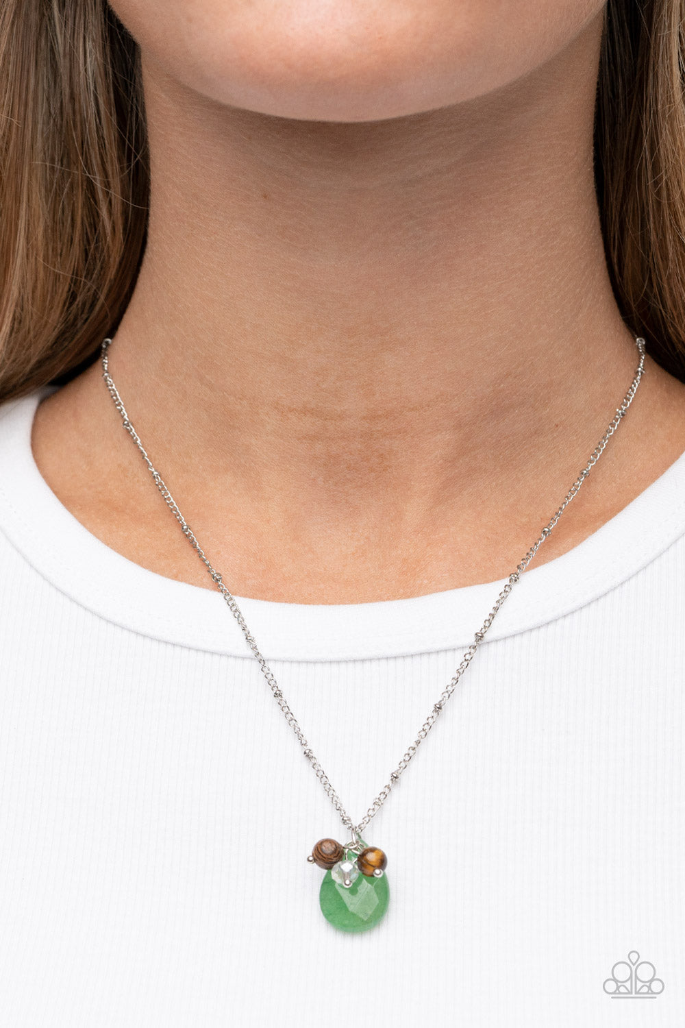Cherokee Canyon – Green | Paparazzi Necklace