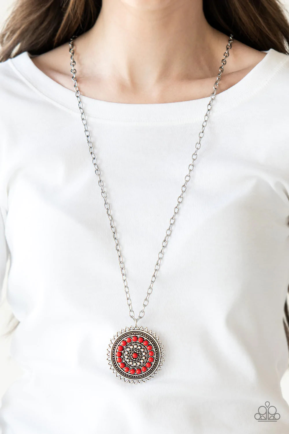 Lost SOL – Red | Paparazzi Necklace