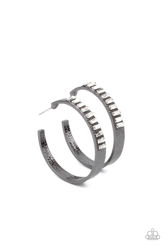 More to Love – Gunmetal | Paparazzi Earrings