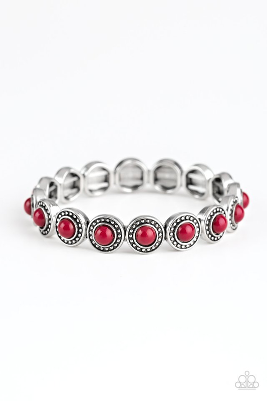 Globetrotter Goals – Red | Paparazzi Bracelet