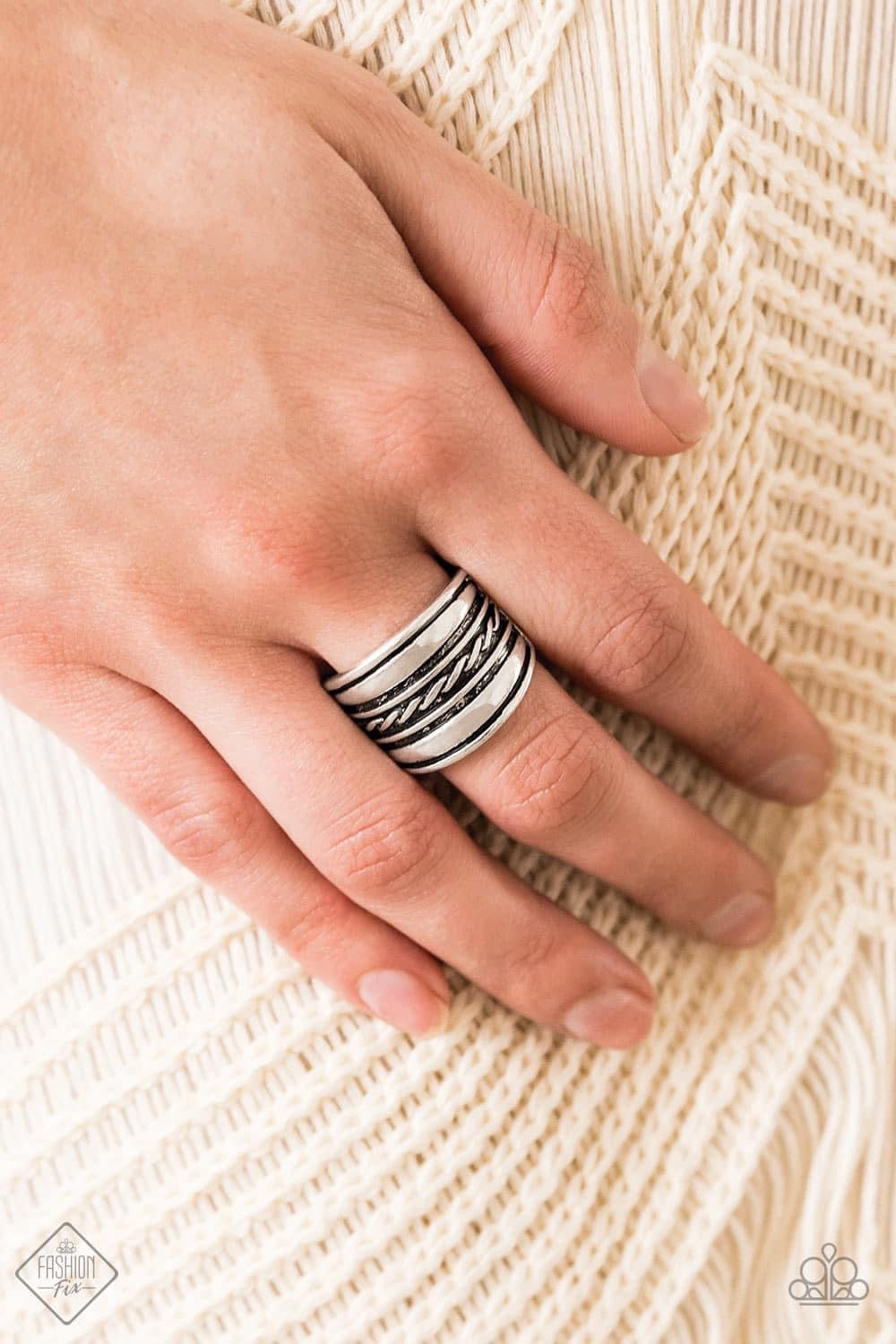Let It Layer – Silver | Paparazzi Ring
