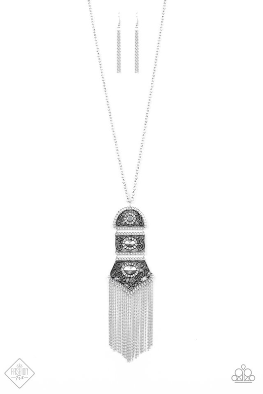 Tassel Tycoon – Silver | Paparazzi Necklace