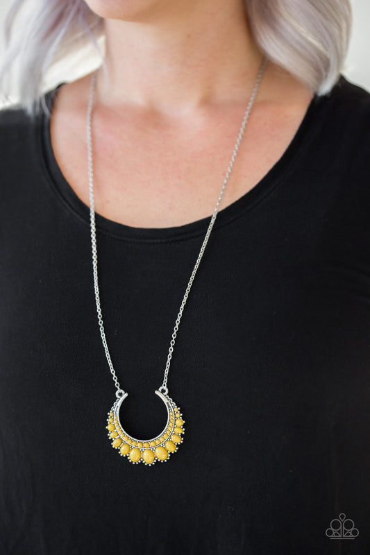 Count to Zen – Yellow | Paparazzi Necklace