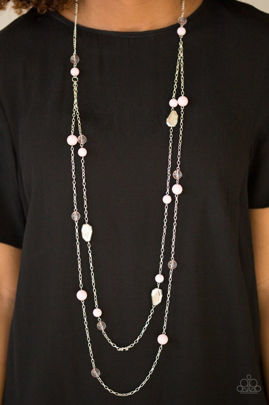 Hitting a Glow Point – Pink | Paparazzi Necklace