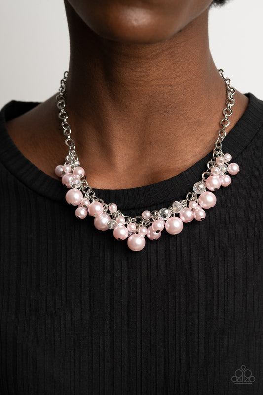Positively Pearl-escent – Pink | Paparazzi Necklace