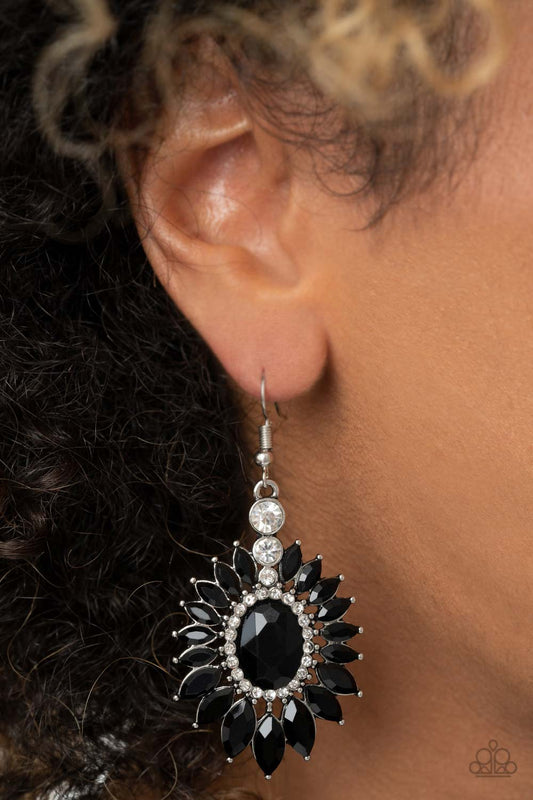 Big Time Twinkle – Black | Paparazzi Earrings