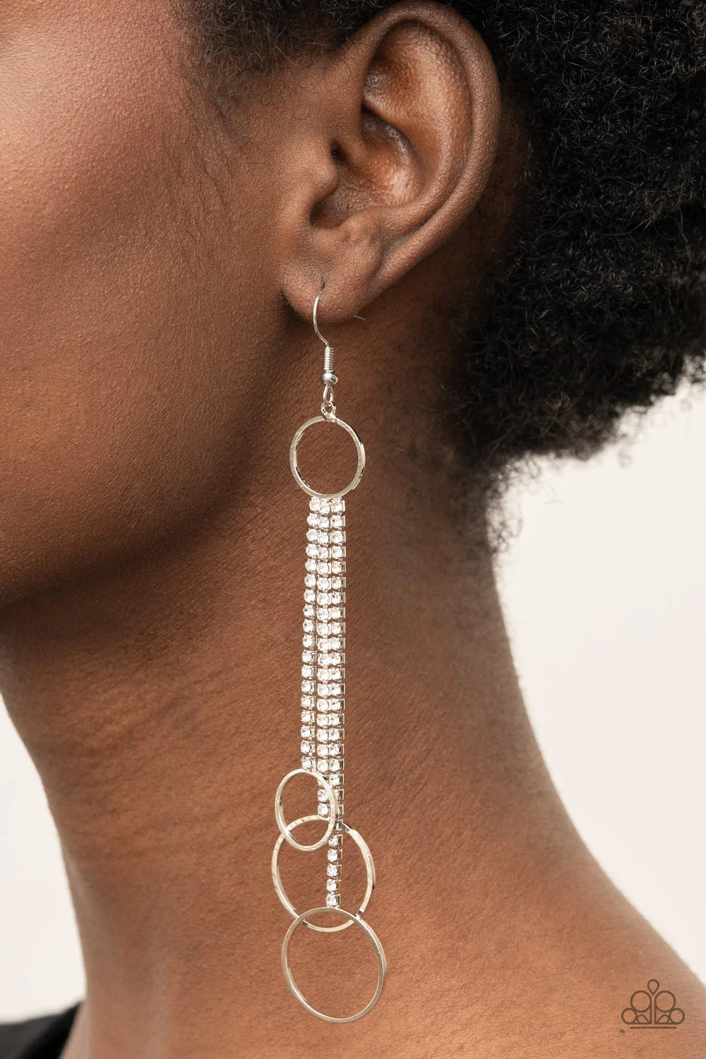 Demurely Dazzling | Paparazzi Earrings