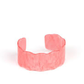 Retro Ruffle Cuff – Pink | Paparazzi Bracelet