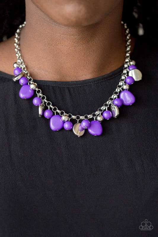 Flirtatious Florida – Purple | Paparazzi Necklace