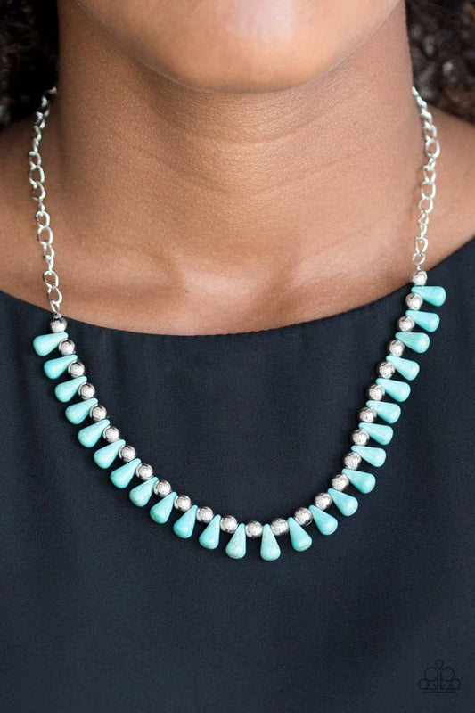 Extinct Species – Blue | Paparazzi Necklace