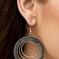 Totally Textured – Silver | Paparazzi Earrings