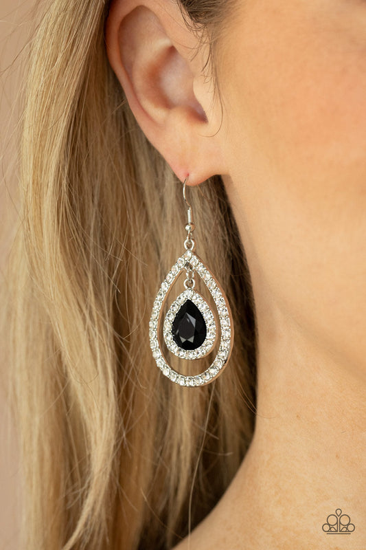 Blushing Bride – Black | Paparazzi Earrings