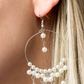 Now on Broadway Pearl – White | Paparazzi Earrings