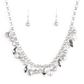 Bling Down the Curtain – Silver | Paparazzi Necklace