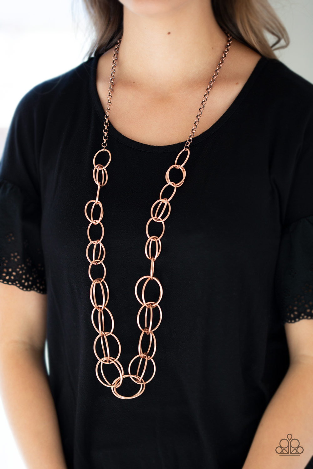 Elegantly Ensnared – Copper | Paparazzi Necklace