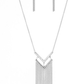 Alpha Glam – Silver | Paparazzi Necklace