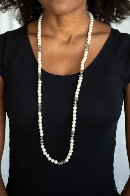 Girls have More Funds – White | Paparazzi Necklace