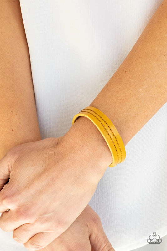 Life is Wander-ful – Yellow | Paparazzi Bracelet