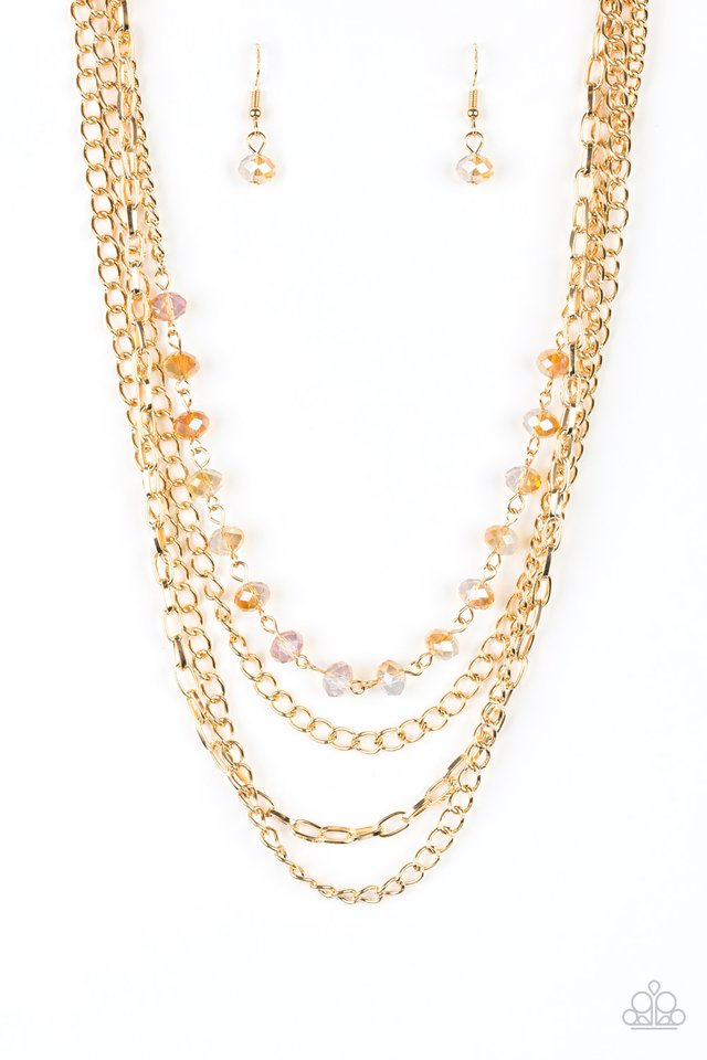 Extravagant Elegance – Gold | Paparazzi Necklace