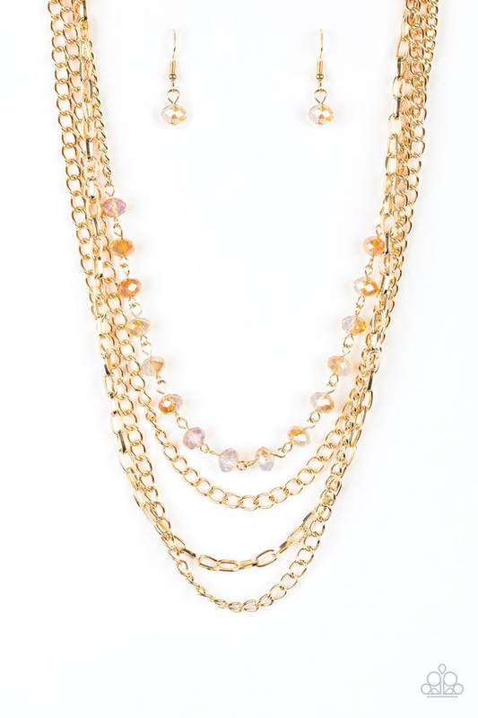 Extravagant Elegance – Gold | Paparazzi Necklace