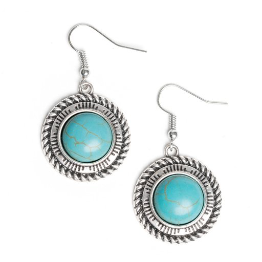 Natural Born Nomad – Blue | Paparazzi Earrings