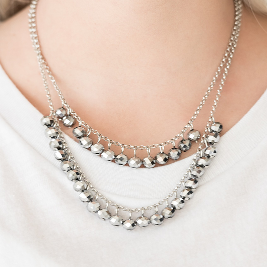 Starlight Sailing – Silver | Paparazzi Necklace
