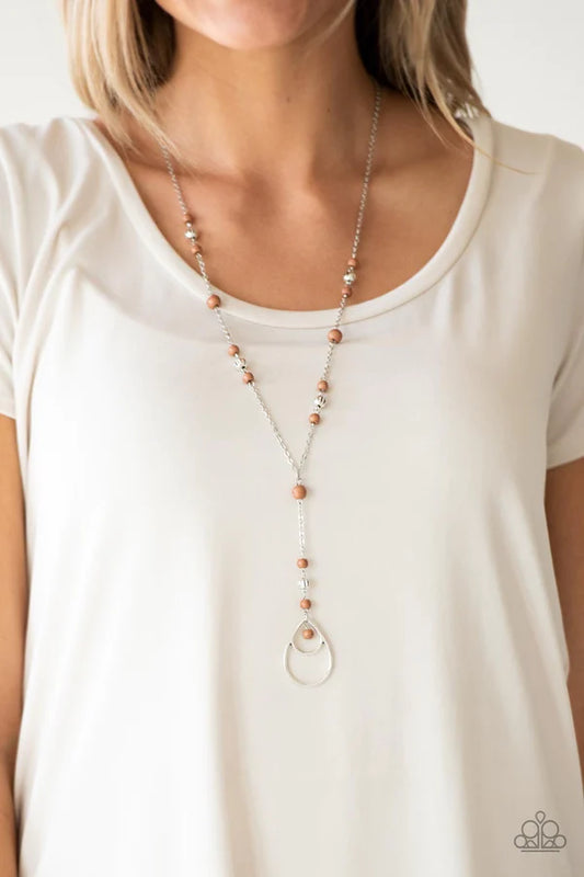 Sandstone Savannahs – Brown | Paparazzi Necklace