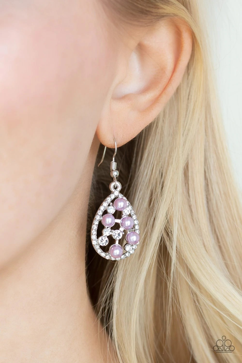 Fabulously Wealthy – Purple | Paparazzi Earrings
