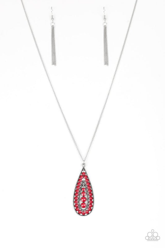 Tiki Tease – Red | Paparazzi Necklace