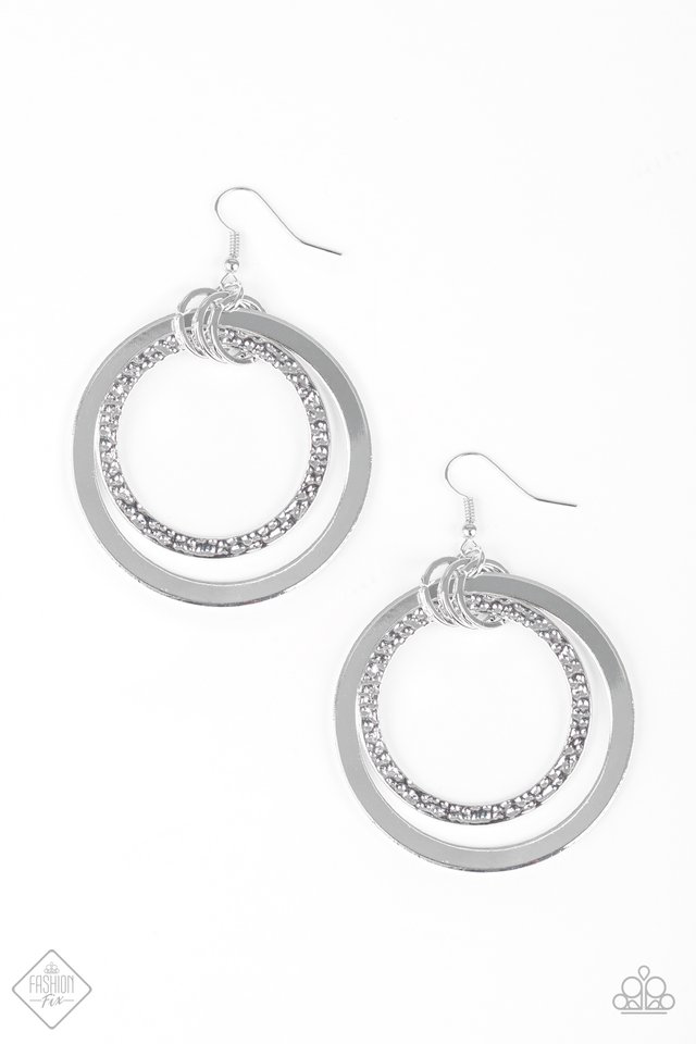 East End Edge – Silver | Paparazzi Earrings