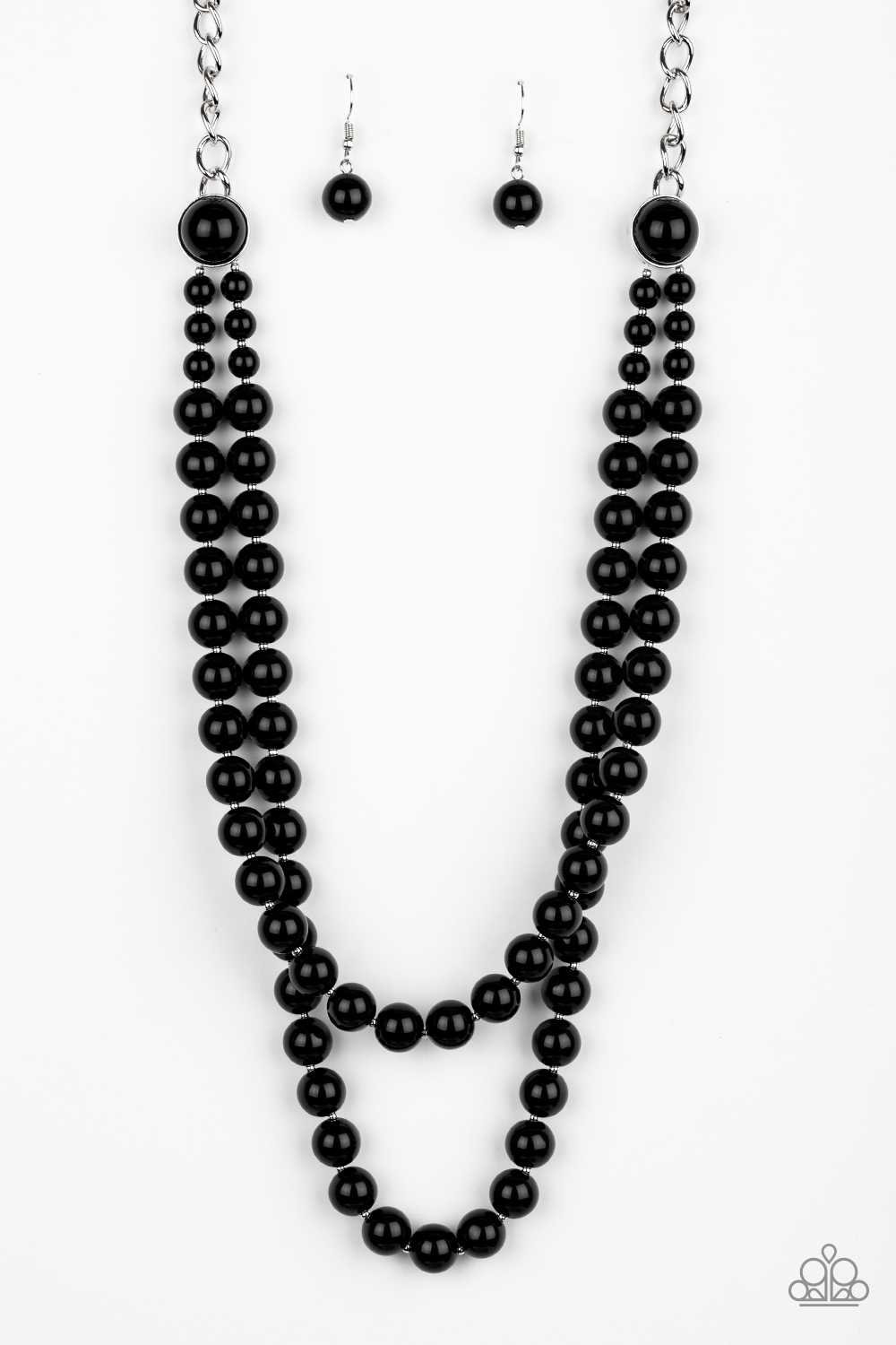 Endless Elegance Exclusive – Black | Paparazzi Necklace