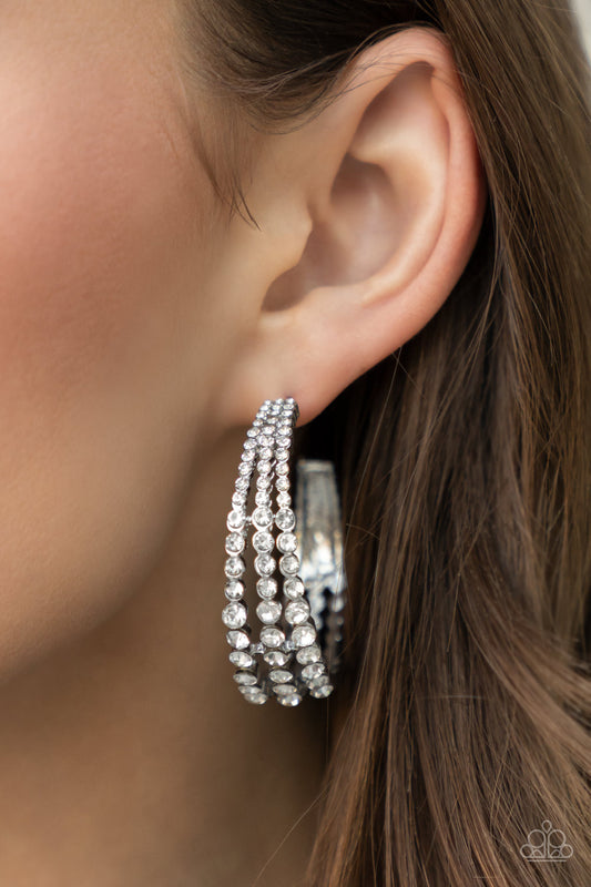 Cosmopolitan Cool – Silver | Paparazzi Earrings