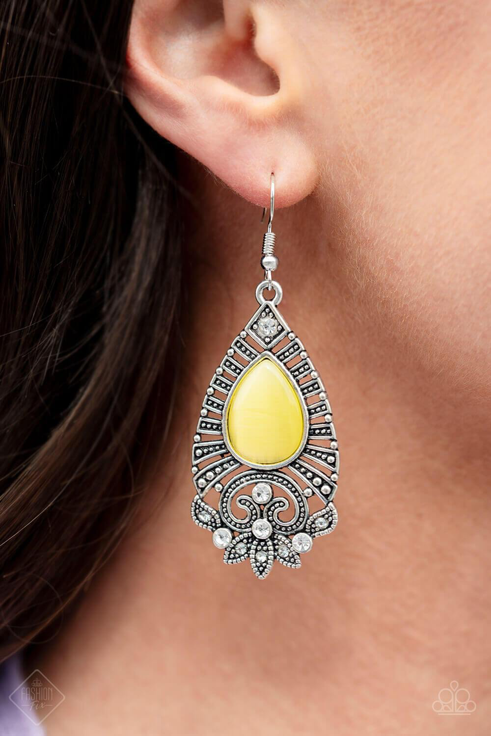 Majestically Malibu – Yellow | Paparazzi Earrings