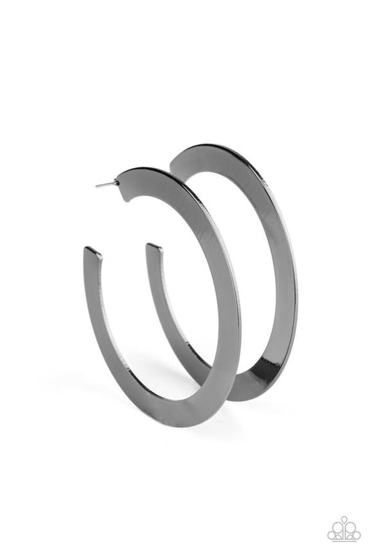 The Inside Track – Silver | Paparazzi Earrings