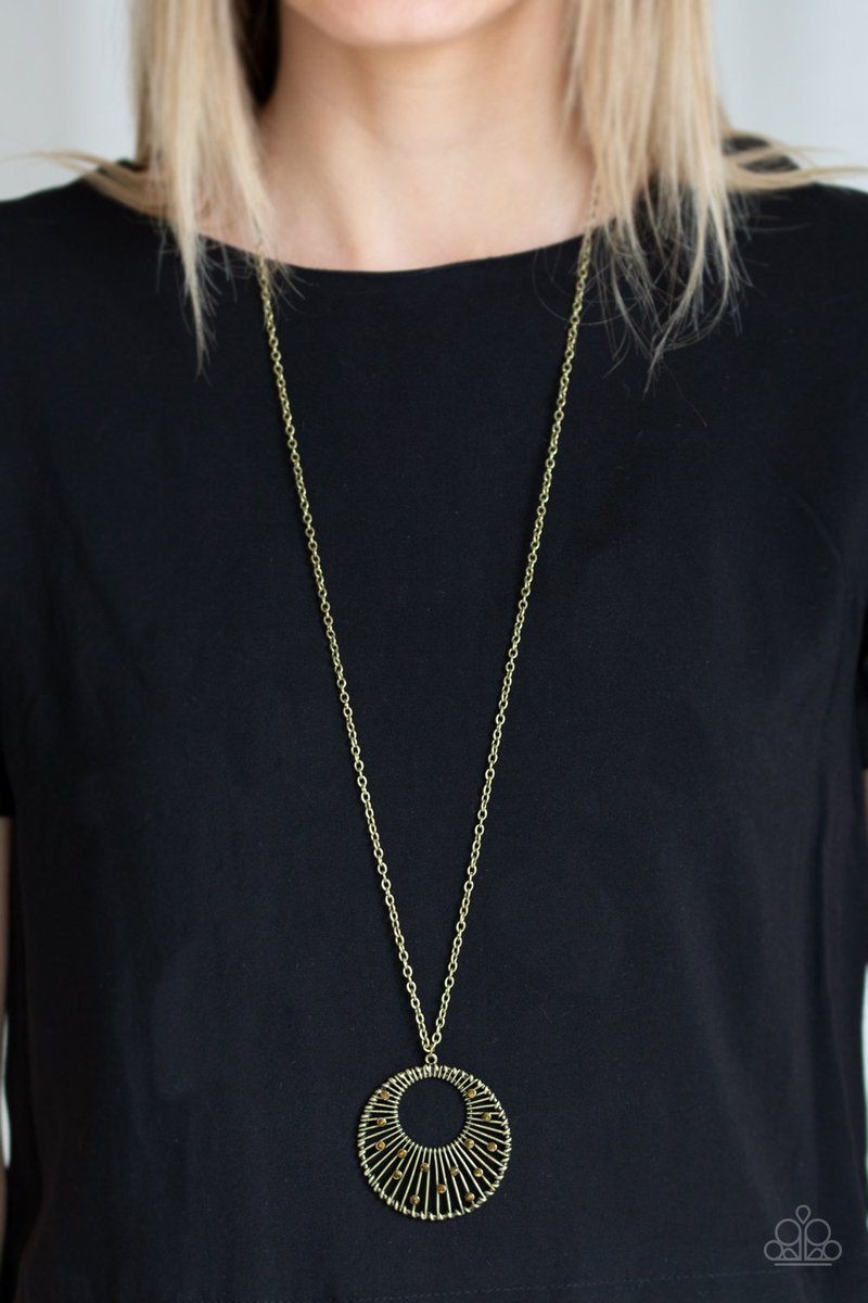 Urban Illumination – Brass | Paparazzi Necklace