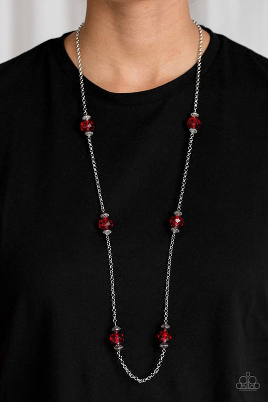 Season of Sparkle – Red | Paparazzi Necklace