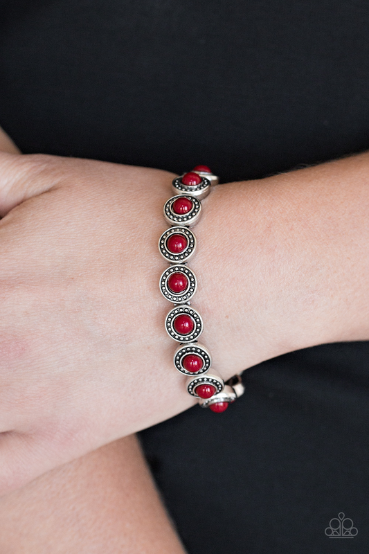 Globetrotter Goals – Red | Paparazzi Bracelet