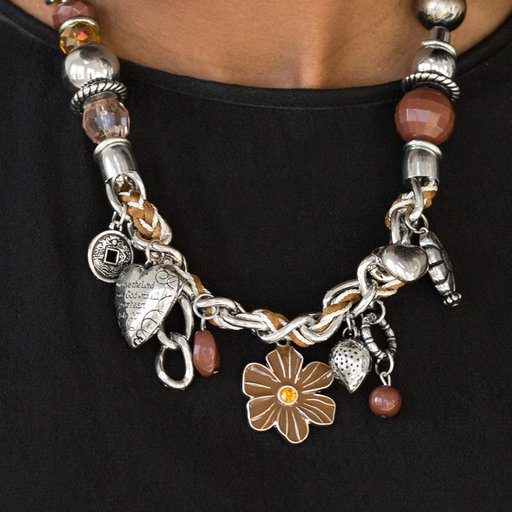 Charmed, I am Sure – Brown | Paparazzi Necklace
