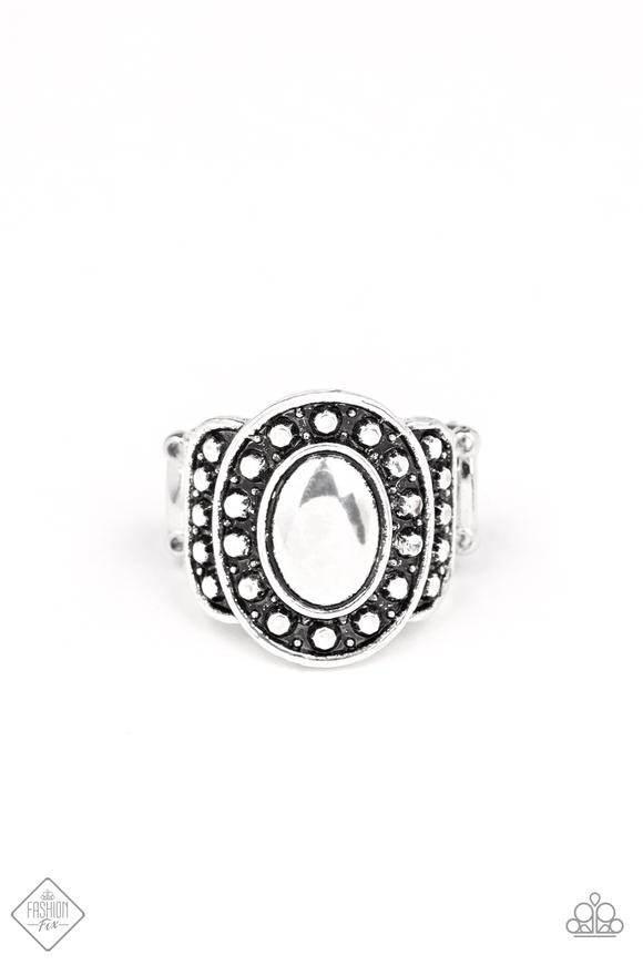 Stacked Stunner – Silver | Paparazzi Ring