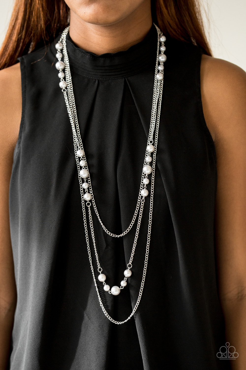 Diva Dilemma – Silver | Paparazzi Necklace