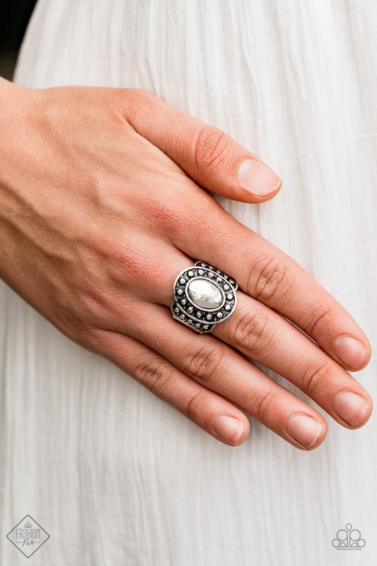 Stacked Stunner – Silver | Paparazzi Ring